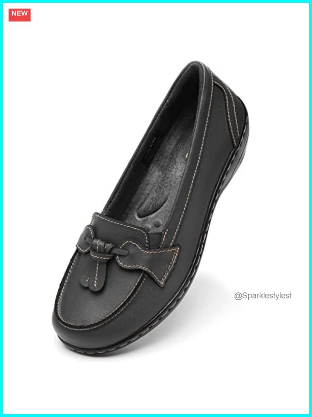 Genuine Leather Loafers Slip-On Tassel Dress Work Office Flats